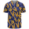 Parramatta Eels Custom Baseball Shirt - Tropical Patterns Parramatta Eels Baseball Shirt