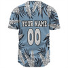 Cronulla-Sutherland Sharks Baseball Shirt - Tropical Patterns Sharkies Baseball Shirt