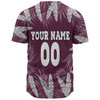 Cane Toads Custom Baseball Shirt - Tropical Patterns QLD Baseball Shirt
