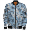 Cronulla-Sutherland Sharks Bomber Jacket - Tropical Patterns Sharkies Bomber Jacket