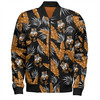 Wests Tigers Custom Bomber Jacket - Tropical Patterns Wests Tigers Bomber Jacket