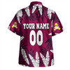 Manly Warringah Sea Eagles Hawaiian Shirt - Tropical Patterns Eagles Hawaiian Shirt