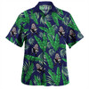 New Zealand Warriors Custom Hawaiian Shirt - Tropical Patterns Warriors Hawaiian Shirt