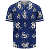 Canterbury-Bankstown Bulldogs Custom Baseball Shirt - Bulldogs With Maori Patterns Baseball Shirt