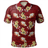 Redcliffe Dolphins Custom Polo Shirt - Redcliffe Dolphins With Maori Patterns Polo Shirt