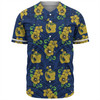 Parramatta Eels Custom Baseball Shirt - Parramatta Eels With Maori Patterns Baseball Shirt