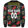 Penrith Panthers Custom Sweatshirt - Penrith Panthers With Maori Patterns Sweatshirt