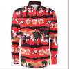 Redcliffe Dolphins Long Sleeve Shirt - Tropical Hibiscus and Coconut Trees