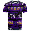 Melbourne Storm T-Shirt - Tropical Hibiscus and Coconut Trees