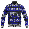 Canterbury-Bankstown Bulldogs Baseball Jacket - Tropical Hibiscus and Coconut Trees