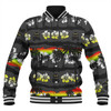 Penrith Panthers Baseball Jacket - Tropical Hibiscus and Coconut Trees