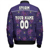 Melbourne Storm Bomber Jacket - With Maori Pattern