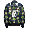 Canberra Raiders Bomber Jacket - With Maori Pattern