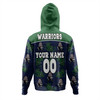 New Zealand Warriors Sport Hoodie - With Maori Pattern