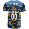 Gold Coast Titans Sport T-Shirt - With Maori Pattern