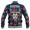 Sydney Roosters Baseball Jacket - With Maori Pattern