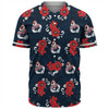 Sydney Roosters Baseball Shirt - With Maori Pattern