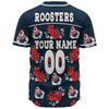 Sydney Roosters Baseball Shirt - With Maori Pattern