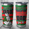 Rabbitohs Custom Tumbler - Greatest Tough Fan Dad Tumbler