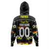 Penrith Panthers Hoodie - Eat Sleep Repeat With Tropical Patterns