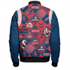 Sydney Roosters Bomber Jacket - Argyle Patterns Style Tough Fan Rugby For Life
