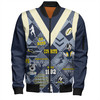 North Queensland Cowboys Bomber Jacket - Argyle Patterns Style Tough Fan Rugby For Life