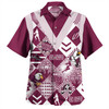 Manly Warringah Sea Eagles Hawaiian Shirt - Argyle Patterns Style Tough Fan Rugby For Life