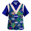 New Zealand Warriors Sport Hawaiian Shirt - Argyle Patterns Style Tough Fan Rugby For Life