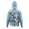 Cronulla-Sutherland Sharks Hoodie - Argyle Patterns Style Tough Fan Rugby For Life