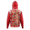 Redcliffe Dolphins Hoodie - Argyle Patterns Style Tough Fan Rugby For Life