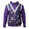 Melbourne Storm Hoodie - Argyle Patterns Style Tough Fan Rugby For Life