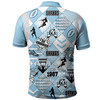 Cronulla-Sutherland Sharks Polo Shirt - Argyle Patterns Style Tough Fan Rugby For Life