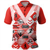 St. George Illawarra Dragons Polo Shirt - Argyle Patterns Style Tough Fan For Life