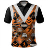 Wests Tigers Polo Shirt - Argyle Patterns Style Tough Fan Rugby For Life