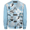 Cronulla-Sutherland Sharks Sweatshirt - Argyle Patterns Style Tough Fan Rugby For Life