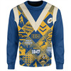 Parramatta Eels Sport Sweatshirt - Argyle Patterns Style Tough Fan Rugby For Life