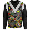 Penrith Panthers Sweatshirt - Argyle Patterns Style Tough Fan Rugby For Life