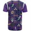 Melbourne Storm T-Shirt - Argyle Patterns Style Tough Fan Rugby For Life