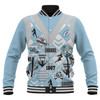 Cronulla-Sutherland Sharks Baseball Jacket - Argyle Patterns Style Tough Fan Rugby For Life