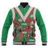 South Sydney Rabbitohs Baseball Jacket - Argyle Patterns Style Tough Fan Rugby For Life