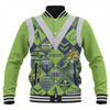 Canberra Raiders Baseball Jacket - Argyle Patterns Style Tough Fan Rugby For Life