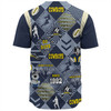 North Queensland Cowboys Baseball Shirt - Argyle Patterns Style Tough Fan Rugby For Life