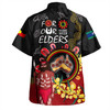 Australia Naidoc Week Hawaiian Shirt - Australia Map With Golden Wattle NAIDOC Week 2023