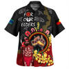 Australia Naidoc Week Hawaiian Shirt - Australia Map With Golden Wattle NAIDOC Week 2023