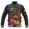 Australia Naidoc Week Baseball Jacket - Australia Map With Golden Wattle NAIDOC Week 2023