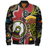 Australia Naidoc Week Bomber Jacket - Australia NAIDOC Week 2023 For Our Elders Aborigines And Islanders Flag Inspired