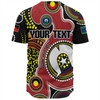 Australia Naidoc Week Baseball Shirt - Australia NAIDOC Week 2023 For Our Elders Aborigines And Islanders Flag Inspired