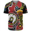 Australia Naidoc Week Baseball Shirt - Australia NAIDOC Week 2023 For Our Elders Aborigines And Islanders Flag Inspired