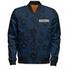 Sydney Roosters Bomber Jacket - Scream With Tropical Patterns