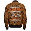 Wests Tigers Bomber Jacket - Scream With Tropical Patterns
